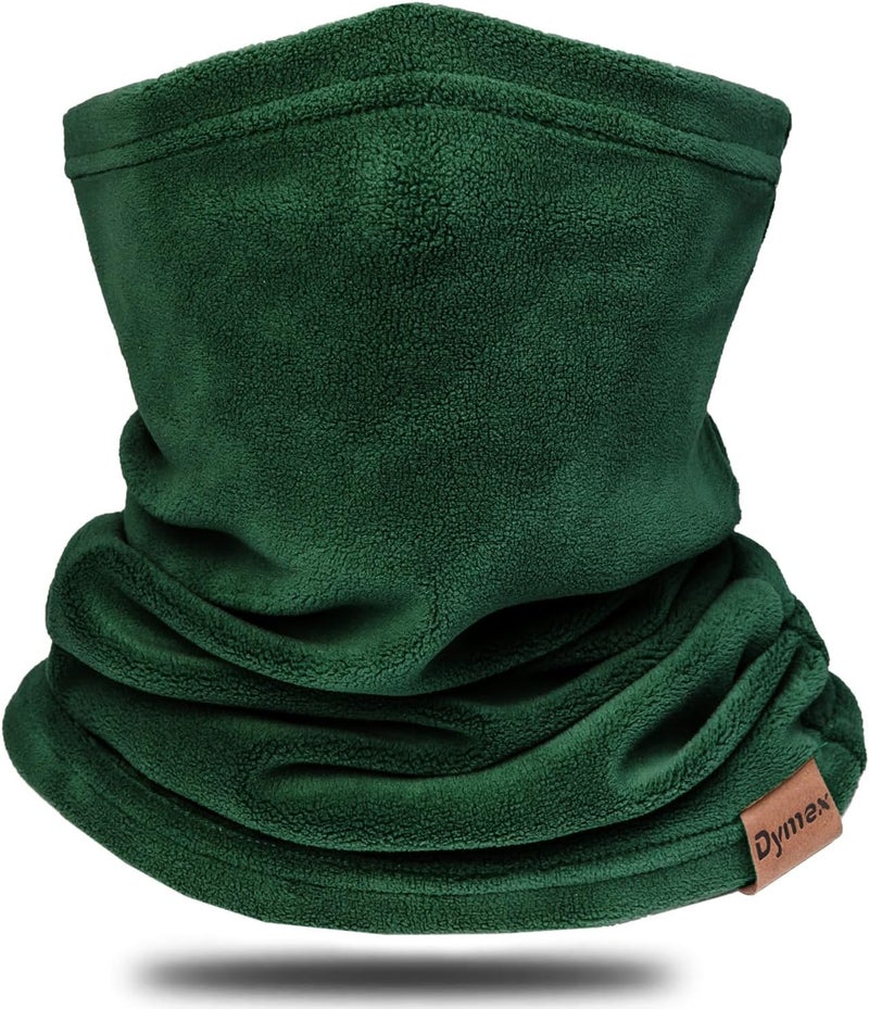 Dymex Winter Neck Warmer Gaiter Fleece Neck Cover Cotton Balaclava Windproof Face Cover Mask for Women Men - Image 1